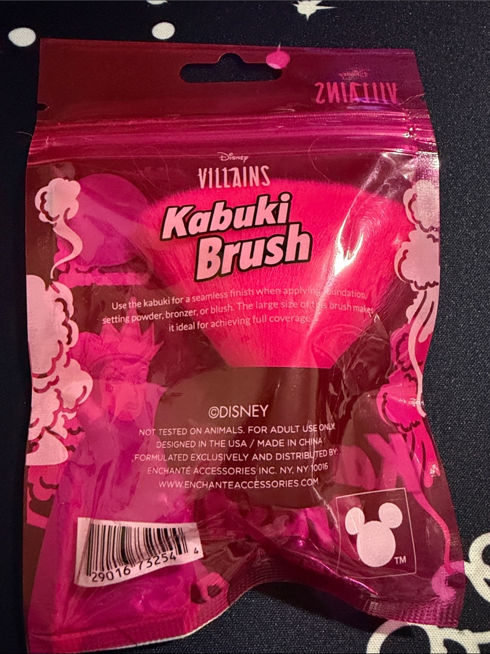 3/$15 🌸 Disney Villains Pink Kabuki Brush - Picture 2 of 3